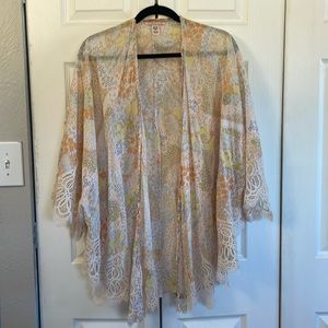 Victoria’s Secret Cape Shawl Flowers Size M/L